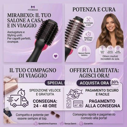 Spazzola Phon Onestep 3 in 1 Pezzellashop